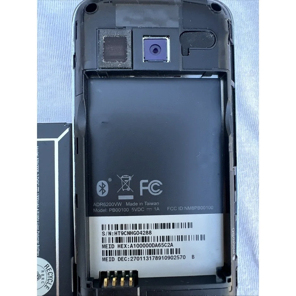 HTC ADR6200 Black (Verizon)‎ Smartphone(s). Untested